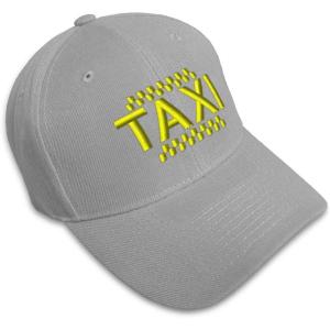 imageCustom Baseball Cap Taxi Embroidery Cars Acrylic Dad Hats for Men ampamp WomenGray Design Only