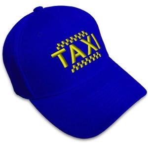 imageCustom Baseball Cap Taxi Embroidery Cars Acrylic Dad Hats for Men ampamp WomenRoyal Blue Design Only