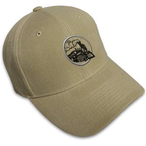 imageCustom Baseball Cap Train Embroidery Trains Acrylic Dad Hats for Men ampamp WomenKhaki Design Only