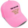 imageBaseball Cap Worlds Best School Bus Driver Embroidery Others School Bus Driver Embroidery Acrylic Dad Hats for Men ampamp WomenSoft Pink Personalized Text Here