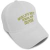 imageBaseball Cap Worlds Best School Bus Driver Embroidery Others School Bus Driver Embroidery Acrylic Dad Hats for Men ampamp WomenWhite Design Only