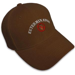 imageSpeedy Pros Baseball Cap Exterminator Embroidery Profession Others AcrylicBrown