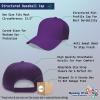 imageCustom Baseball Cap Cross Silver Embroidery Acrylic Dad Hats for Men ampamp WomenPurple Design Only