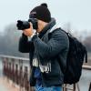 imageSpeedy Pros Pom Pom Beanies for Women Colorado State Flag Bear Embroidery Skull Cap Winter Hats for Men Acrylic 1 SizeHeather Gray Navy Design Only