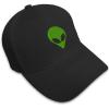 imageCustom Baseball Cap Alien A Embroidery Acrylic Dad Hats for Men ampamp WomenBlack Design Only