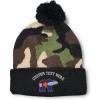 imageSpeedy Pros Pom Pom Beanies for Women Colorado State Flag Bear Embroidery Skull Cap Winter Hats for Men Acrylic 1 SizeCamo Personalized Text Here