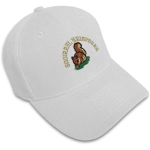 imageBaseball Cap Squirrel Whisperer Embroidery Funny ampamp Novelty Hats for Men WomenWhite
