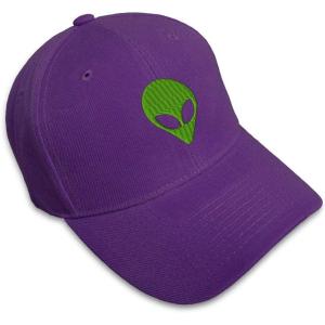 imageCustom Baseball Cap Alien A Embroidery Acrylic Dad Hats for Men ampamp WomenPurple Design Only