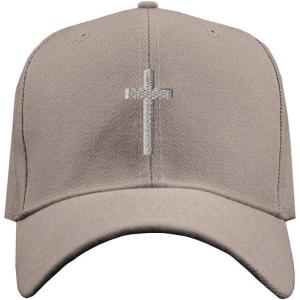 imageCustom Baseball Cap Cross Silver Embroidery Acrylic Dad Hats for Men ampamp WomenGray Design Only