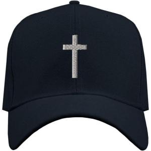imageCustom Baseball Cap Cross Silver Embroidery Acrylic Dad Hats for Men ampamp WomenNavy Design Only