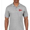 imageSpeedy Pros Lobster Style 2 Embroidery Design Adult Unisex Cotton Polo Shirt Golf ShirtOxford Grey