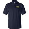 imageCustom Polo Shirts for Men Bocce Ball Embroidery Cotton Short Sleeves Golf TeesNavy Design Only