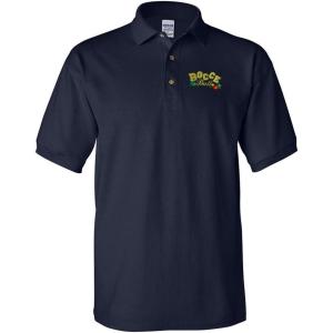 imageCustom Polo Shirts for Men Bocce Ball Embroidery Cotton Short Sleeves Golf TeesNavy Design Only