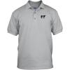imageBelted Galloway Cow Embroidery Cotton Short Sleeve Polo Jersey Shirt Navy XLarge