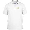 imageSpeedy Pros Field Artillery Officer Military Embroidery Embroidered Unisex Golf Polo Shirt Black XLarge