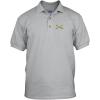 imageSpeedy Pros Field Artillery Officer Military Embroidery Embroidered Unisex Golf Polo Shirt Black XLarge