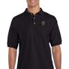 imageSpeedy Pros Polo Shirt Skull Embroidery Design Cotton Golf Shirt for Men Black X Large Design Only
