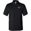 imagePolo Shirts for Men Air Force Dad A Embroidery Cotton Short Sleeves Golf TeesBlack