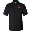 imagePolo Shirts for Men Cymru Welsh Dragon Embroidery Cotton Short Sleeves Golf TeesBlack