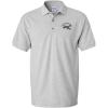 imagePolo Shirts for Men P51 Mustang Aircraft Name Embroidery CottonOxford Grey