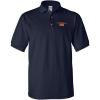 imagePolo Shirts for Men in God We Trust American Flag Embroidery CottonNavy