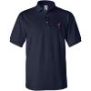imageSpeedy Pros Croatia Flag Seal Embroidery Design Adult Unisex Cotton Polo ShirtNavy