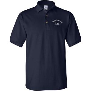 imageCustom Polo Shirt Chess Set White Embroidery Design Cotton Golf Shirt for MenNavy