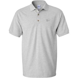 imageCustom Polo Shirts for Men Best Grandpa Ever Embroidery Short Sleeves Golf TeesOxford Grey Personalized Text Here