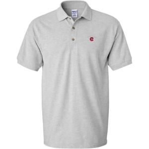 imageCustom Polo Shirts for Men Colorado Flag Style 2 Embroidery CottonOxford Grey Personalized Text Here