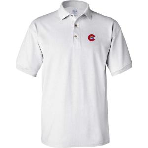 imageCustom Polo Shirts for Men Colorado Flag Style 2 Embroidery CottonWhite Design Only