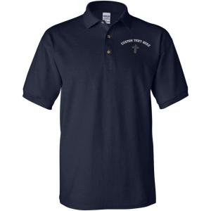 imageCustom Polo Shirts for Men Jesus Christian John 316 A Embroidery CottonNavy Personalized Text Here