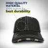 imageSoft Mesh Cap Hat Embroidered Western Farm Animal Cow Cattle Angus Bull Distressed Vintage Cap CottonBlack Gray Design Only