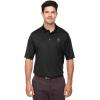 imageSkull Embroidery Adult ButtonEnd Spread Short Sleeve Unisex Polyester Performance Polo Shirt Golf Shirt  Black X Large