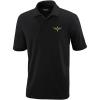imageArmy Aviation Embroidery Design Adult ButtonEnd Spread Short Sleeve Unisex Polyester Performance Polo Shirt Golf Shirt  Black X Large