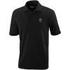 imageSkull Embroidery Adult ButtonEnd Spread Short Sleeve Unisex Polyester Performance Polo Shirt Golf Shirt  Black X Large