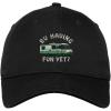 image:imageSpeedy Pros Rv Having Fun Yet Embroidered Unisex Adult Flat Solid Buckle Cotton Unstructured Hat Low Profile Cap  Black One Size