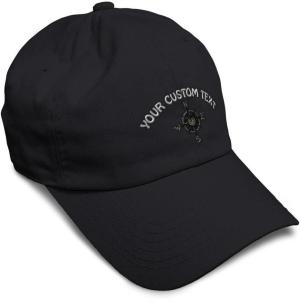 image:imageCustom Soft Baseball Hat Embroidered Dad Hat Nautical Compass Men amp Ladies Baseball Cap CottonBlack Personalized Text Here