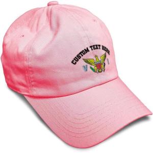 image:imageCustom Soft Baseball Hat Embroidered Dad Hat Virgin Island Flag Seal Embroidery Men amp Ladies Baseball CapCoral Personalized Text Here