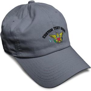image:imageCustom Soft Baseball Hat Embroidered Dad Hat Virgin Island Flag Seal Embroidery Men amp Ladies Baseball CapDark Grey Personalized Text Here