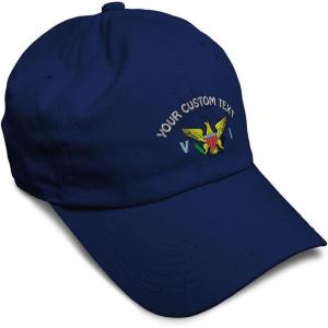 image:imageCustom Soft Baseball Hat Embroidered Dad Hat Virgin Island Flag Seal Embroidery Men amp Ladies Baseball CapNavy Personalized Text Here