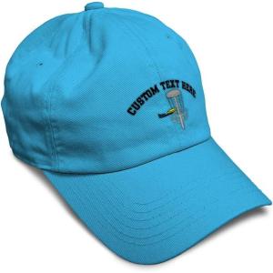image:imageSpeedy Pros Soft Baseball Hat Embroidered Dad Hat Disc Golf A Men amp Ladies Baseball Cap CottonAqua Personalized Text Here