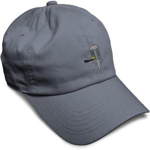 image:imageSpeedy Pros Soft Baseball Hat Embroidered Dad Hat Disc Golf A Men amp Ladies Baseball Cap CottonDark Grey Design Only