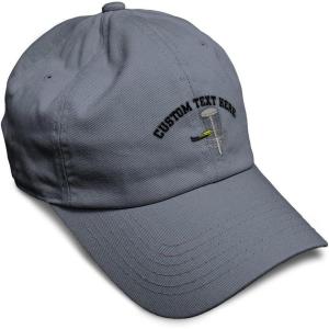 image:imageSpeedy Pros Soft Baseball Hat Embroidered Dad Hat Disc Golf A Men amp Ladies Baseball Cap CottonDark Grey Personalized Text Here