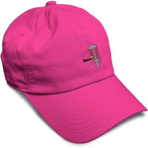 image:imageSpeedy Pros Soft Baseball Hat Embroidered Dad Hat Disc Golf A Men amp Ladies Baseball Cap CottonHot Pink Design Only