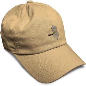 image:imageSpeedy Pros Soft Baseball Hat Embroidered Dad Hat Disc Golf A Men amp Ladies Baseball Cap CottonKhaki Design Only