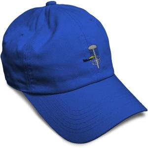 image:imageSpeedy Pros Soft Baseball Hat Embroidered Dad Hat Disc Golf A Men amp Ladies Baseball Cap CottonRoyal Blue Design Only
