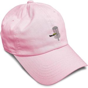 image:imageSpeedy Pros Soft Baseball Hat Embroidered Dad Hat Disc Golf A Men amp Ladies Baseball Cap CottonSoft Pink Design Only