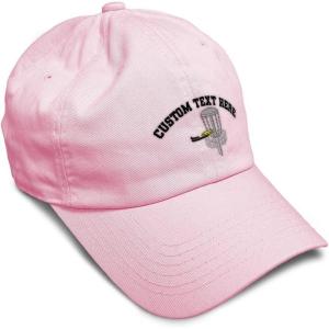 image:imageSpeedy Pros Soft Baseball Hat Embroidered Dad Hat Disc Golf A Men amp Ladies Baseball Cap CottonSoft Pink Personalized Text Here