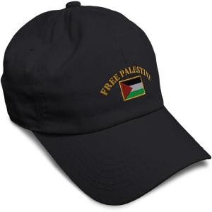 image:imageSpeedy Pros Soft Baseball Hat Embroidered Dad Hat Free Palestine Flag Embroidery Men amp Ladies Baseball Cap CottonBlack Design Only