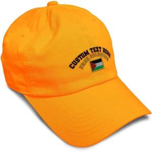 image:imageSpeedy Pros Soft Baseball Hat Embroidered Dad Hat Free Palestine Flag Embroidery Men amp Ladies Baseball Cap CottonOrange Personalized Text Here